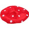 SAFIGLE Cappello Fungo Rosso in Peluche Leggero Per Bambini Accessorio Divertente Per Costume Festa Carnevale E Foto Dimensioni 14.93X14.93X1.97 Pollici Ideale Per Giochi E Decorazioni Indoor E O