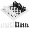 Radicaln Artist Haat Black And White Chess Game Handmade Marble Chess Set