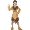 Fiestas Guirca Costume da Nativo Americano per bambina dai 5 ai 6 anni