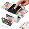 Buldoospok M5-Shuffler automatico per carte ricaricabile, 2 mazzi, batteria integrata da 2000 mAh, ricarica USB-C, shuffler veloce a basso rumore, portatile Smart Shuffler automatico per UNO Poker Blackjack