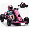 Garvee Go Kart Elettrico Per Bambini 8-12 Anni 24V, Fino a 8 Km/h, Rosa