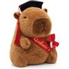 Hpbaggy Capibara Peluche - 25cm Peluche Capybara Bambola con Cappello da Laurea