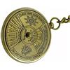 Antico portachiavi calendario 50 anni marrone vintage in ottone massiccio da ...