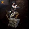 NESSUNA MARCA MP-Studio Attack on Titan Mikasa 3D Manovra Resina Garage Kit Figura 32 cm