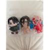 NESSUNA MARCA Attack on Titan Chibi Mascot Set di 3 portachiavi Levi Colossal Titan Anime...