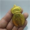 Nuovo distintivo stemma tedesco Pickelhaube ottone Prussia per elmetto prussi...