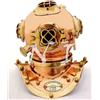 US Navy Mark V Deep Sea Marine Divers antico casco subacqueo in ottone