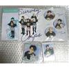NESSUNA MARCA Attack on Titan Levi Acrylic Stand Coaster Badge Card Set inutilizzato