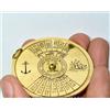 Percettivo Ciondolo Calendario 100 Anni Ottone Antico Regalo Nautico Collezione