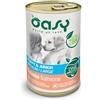 Generico OASY Cane ONE PROTEIN - Puppy & Junior Medium/Large Salmone | alimento umido completo per cuccioli taglia media e grande, monoproteico, 6 lattine da 400 grammi.