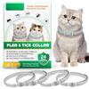 AIKUWWOIRQIA Collare Antiparassitario per Gatti, 4 Pacchetti Collare Antipulci Gatto con 24 Mesi di Protezione Efficace, Trattamento Delle Pulci, Impermeabile, Regolabile, Per Gattini, Gatti Grandi