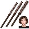 WEFHEF 3Spazzole Rotonde per Capelli, Spazzole Tonde per Capelli, (Piccolo 2cm, Medio 2.5cm, Grande 3cm) x 23cm, Spazzole Professionali per Parrucchiere per Creare Ricci e Volume