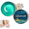 Generisch Silicone Makeup Brush Cleaning Pad with Soap, Solide Seifreiniger, Set di pulizia per pennelli e spugne, Deep Cleaning Brush Cleaner Pad for Makeup Sponges Tool (Moon Shape - 50g)