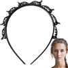 Generic Cerchietto per capelli con clip, da donna, per trecce a strati