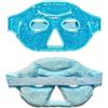 ITCGOB Maschera Occhi Gel Freddo, Maschera Ghiaccio Viso Riutilizzabile per Borse e Occhiaie, Terapia Caldo e Freddo con Perle di Gel e Lato in Peluche per Viso Gonfio, Stress e Post-Chirurgia, Blu