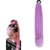 prinfantasy Extension viola per capelli ricci lunghi ondulati alla moda, BZ154