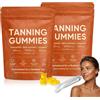 TruuMe Gummies Abbronzanti da Donna,Tanning Gummies,Abbronzatura Rapida Senza Sole | Abbronzatura Naturale, Uso Femminile, Senza Esposizione Solare, Integratore in Caramelle, Effetto Rapido