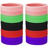 CATZUM 40 Pezzi Set Elastici per Capelli Anti-Pidocchi con Pettine per Pidocchi, Contiene Oli Essenziali, Accessori per Capelli Quotidiani (Colorati)