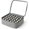 YUSSEQDD Contenitore per smalto per unghie per 30 bottiglie, organizer per strumenti per manicure, organizer per unghie in tessuto, contenitore per smalto per unghie, C