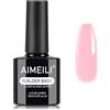 AIMEILI 8 in 1 Builder Base Gel per Estensione Unghie 15 ml - 1428 | Builder Gel Unghie, Nail Extension Gel, Ricostruzione Unghie Acrigel, Nail Strengthener, Gel Soak Off UV LED