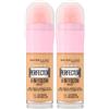 Maybelline New York Instant Age Perfector 4in1 Glow Correttore BB Cream Illuminante Primer Colore 1.5 Light Medium con Spugnetta per Applicazione - 2 Flaconi da 20ml
