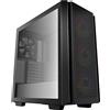 Deepcool MID TOWER CASE CG560 finestra laterale, nero, Mid-Tower, alimentatore incluso No