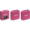 RØDE Wireless GO (Gen 3) - Microfono wireless compatto - Audio cristallino, registrazione a 32 bit float, controllo automatico del livello, per telefoni, fotocamere e computer (Rosa)