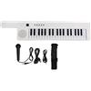 Eujgoov Tastiera Elettronica a 37 Tasti Tastiera Elettronica, Pianoforte Elettronico Pianoforte per Chitarra Portatile Organo Mini Keytar Strumento Musicale (BF-3755 bianco)