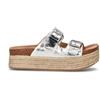 XTI FOOTWEAR Ciabatta donna platino