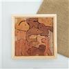 Puzzle 3D In Legno Da Assemblare, Griglia Di Abbinamento Con Bordi Lisci,
