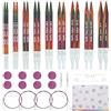 KnitPro Symfonie 2 Deluxe - Set di ferri intercambiabili da 13 cm, 9 misure (da 3 mm a 8 mm)