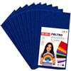 Sidi Global Market SIDI Feltro Blu Scuro 10 Fogli 40x30 Tessuto Hobbistica DIY
