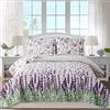 Ycosy Set di trapunte King Size Floreale copriletto King Trapunte Set biancheria da letto estivo leggero floreale trapunta copriletto double-face copriletto pianta foglie verdi