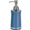 Spirella Dispenser per Sapone Liquido Sydney Dispenser per lozione acrilica con dosatore in Acciaio Inossidabile capacità 200 ML (ØxH): 7 x 18,5 cm - Blu
