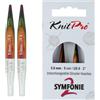 KnitPro Symfonie - 2 mini aghi intercambiabili, 5 cm, 5 mm