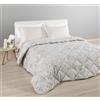 Caleffi Trapunta Botanic Piazza e Mezza 220x265 cm Microfibra Invernale | piumino e piumone letto piazza e mezza, per inverno e mezza stagione, morbido, caldo, stampa Botanic, lavabile