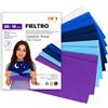 Sidi Global Market SIDI Feltro Pack Colori Freddi 10 Fogli 20x15 Tessuto Hobbistica DIY