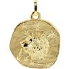 trendor Ciondolo segno zodiacale Leone, argento sterling 925, placcato oro,