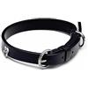 Pandora Moments 312262C01-M - Collare per animali domestici in tessuto senza pelle con borchie decorative a forma di cuore, in acciaio inox, taglia M, 28-36 cm, colore: Nero, Medium, Acciaio