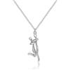 Yifnny Collana Abbraccio di Coppia, Ciondolo Abbraccio d'Amore in Acciaio Inox per Donne Gioielli di Coppia per Lui e Lei Collana Promessa Abbinata Regali di Anniversario per (Argento-Argento B)