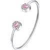 Supcare Bracciale Donna Tennis con Zirconi, Tormalina Bracciale Argento Donna con Numeri Romani, Bracciali Amicizia Ragazza Laurea in Acciaio Inssidabile, Idee Regalo Compleanno Natale