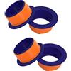 ELFJOY 2 paia di dispenser avvolgenti per salvavano le mani, elasticizzati, adatti a qualsiasi nucleo di pellicola avvolgente da 7,6 cm