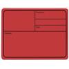 Infitronic - 10 targhette magnetiche Tour Label Flight Case Label rosso 177 x 127 mm (INTL1712M-ROT)