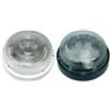nextradeitalia 1PEZZO PLAFONIERA TONDA IN POLIPROPILENE SENZA GABBIA - max 60w IP44 - ? 200x90h. colore nero