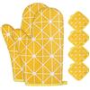 AUAUY Guanti da Forno, Presine e Guanti, Addensare Guanti da Forno, Giallo
