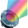 Partenopeautensili® Faretto con portalampada attacco GU10 Led impermeabile IP54 per bagno turco cromoterapia ad incasso con telecomando (SILVER, RGB MULTICOLOR + FREDDA)