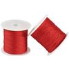Craftdady 2 rotoli di filo di nylon rosso da 0,4 mm intrecciato per perline macramè per braccialetti dell'amicizia, creazione di gioielli fai da te con nodi cinesi