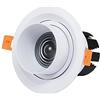 makeups58 Faretto da incasso a LED regolabile con angolo del fascio di 15/45/60 gradi dimmerabile 5W 10W 15W Faretto a soffitto LED-Cold_White_15W