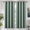TOPICK Tende Oscuranti per Interni 2 Pannelli L140 x A200 cm Verde
