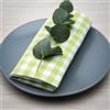 Filu - Tovaglioli, 100% cotone, Verde/bianco (a quadretti)., 100 % Baumwolle / 8er Pack